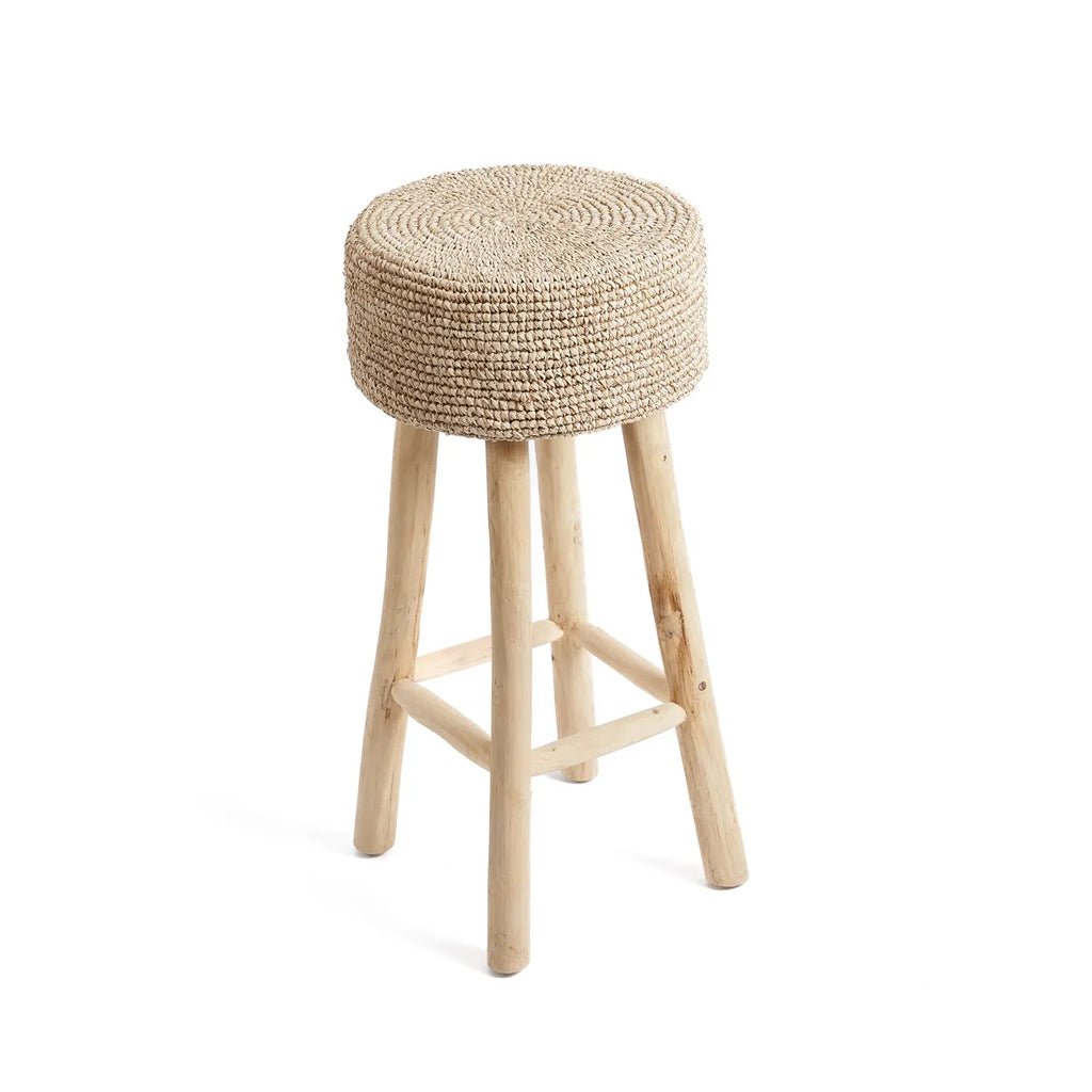 The Raffia Bar Stool - Skandi London