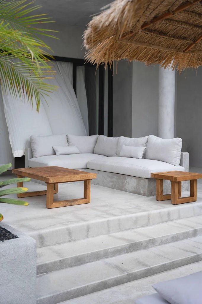 The Reclaimed Teak Side Table - Natural - Skandi London