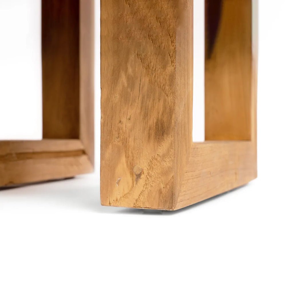 The Reclaimed Teak Side Table - Natural - Skandi London