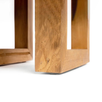 The Reclaimed Teak Side Table - Natural - Skandi London