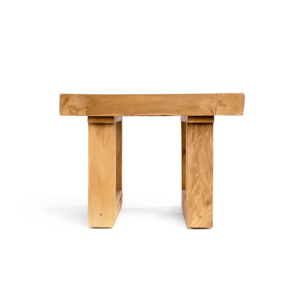 The Reclaimed Teak Side Table - Natural - Skandi London