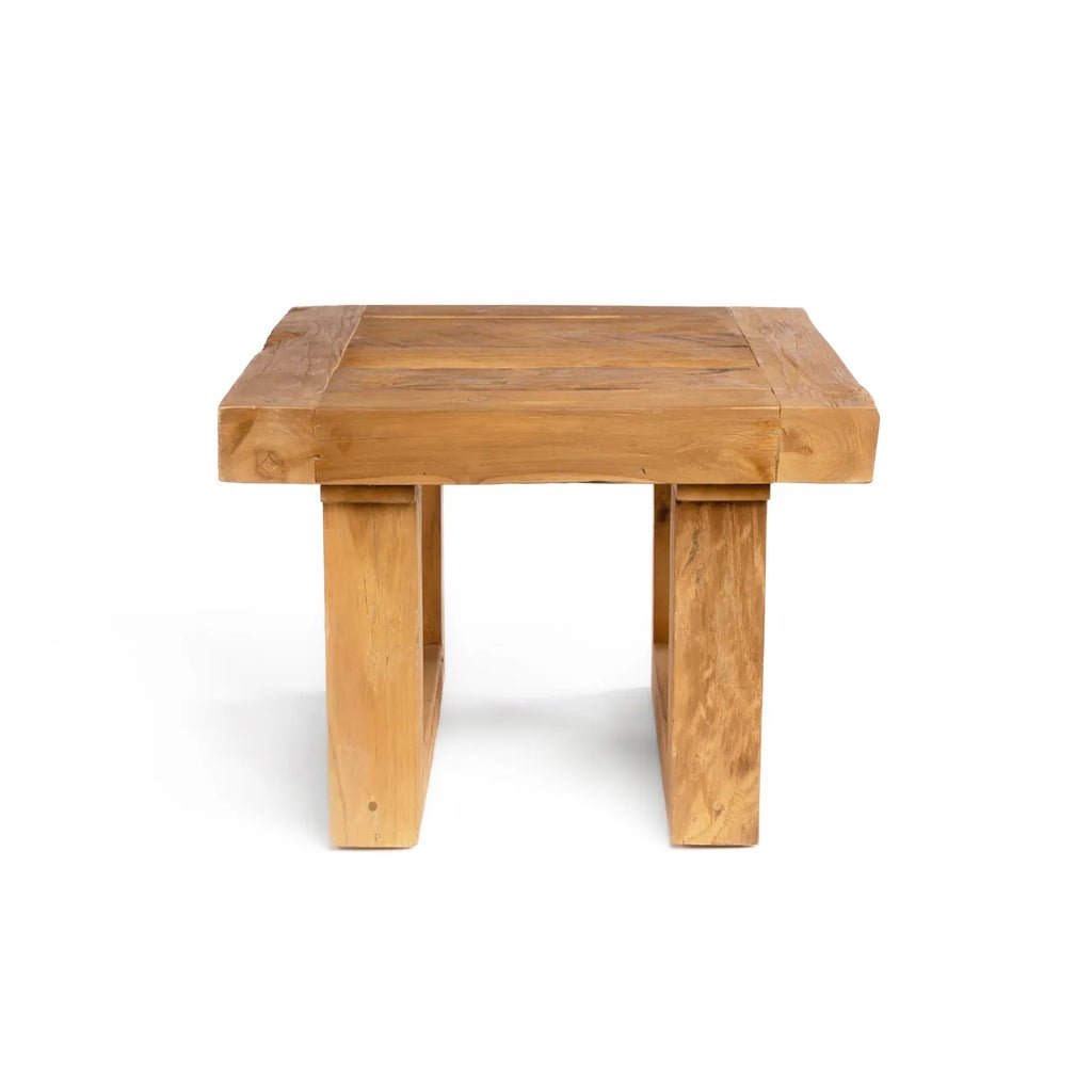The Reclaimed Teak Side Table - Natural - Skandi London