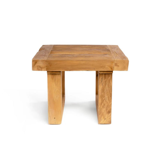The Reclaimed Teak Side Table - Natural - Skandi London