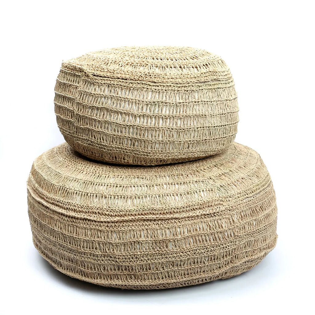 The Seagrass Pouffe - Natural - Medium - Skandi London