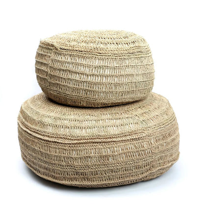 The Seagrass Pouffe - Natural - Medium - Skandi London