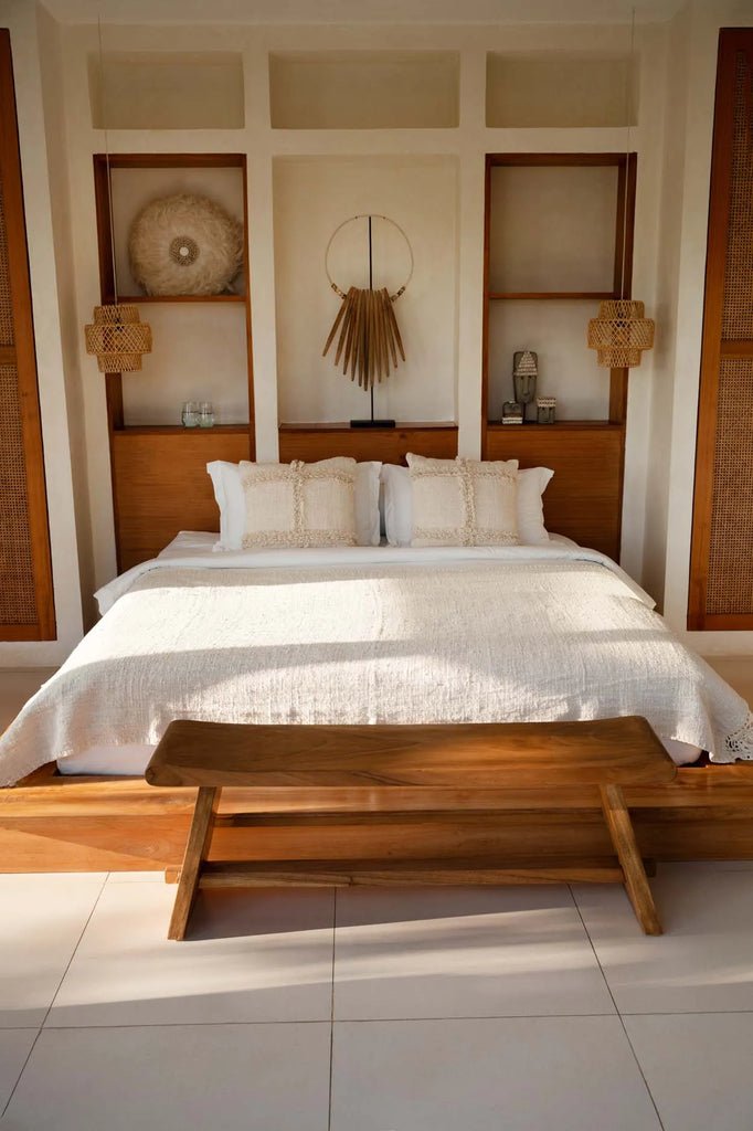 The Suar Bench - Natural - Skandi London