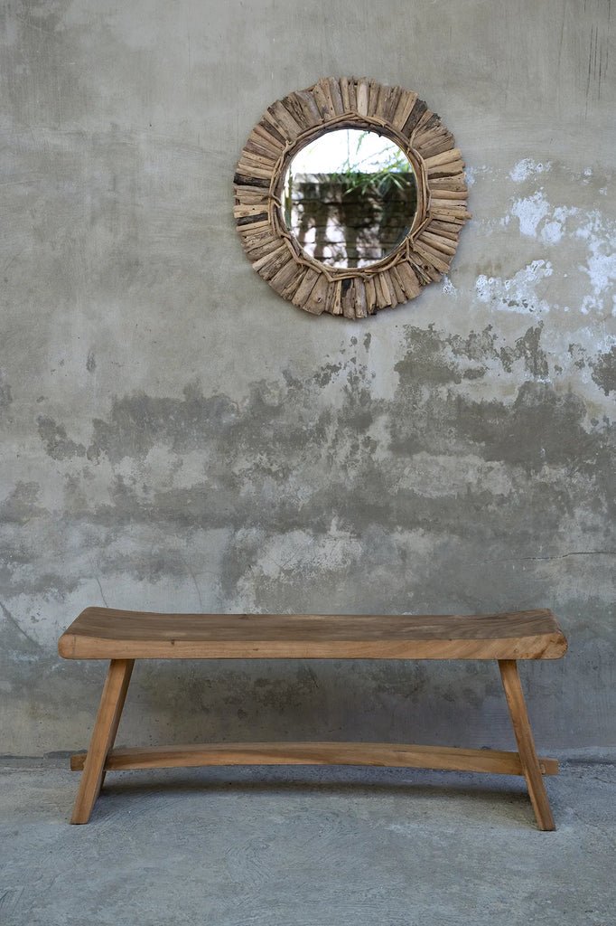 The Suar Bench - Natural - Skandi London