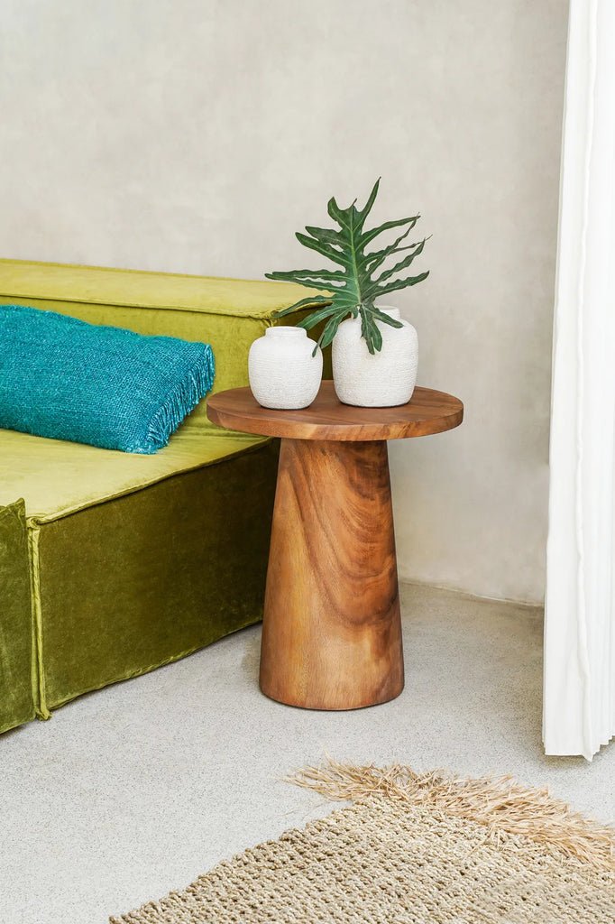 The Timber Conic Side Table - Natural - Skandi London