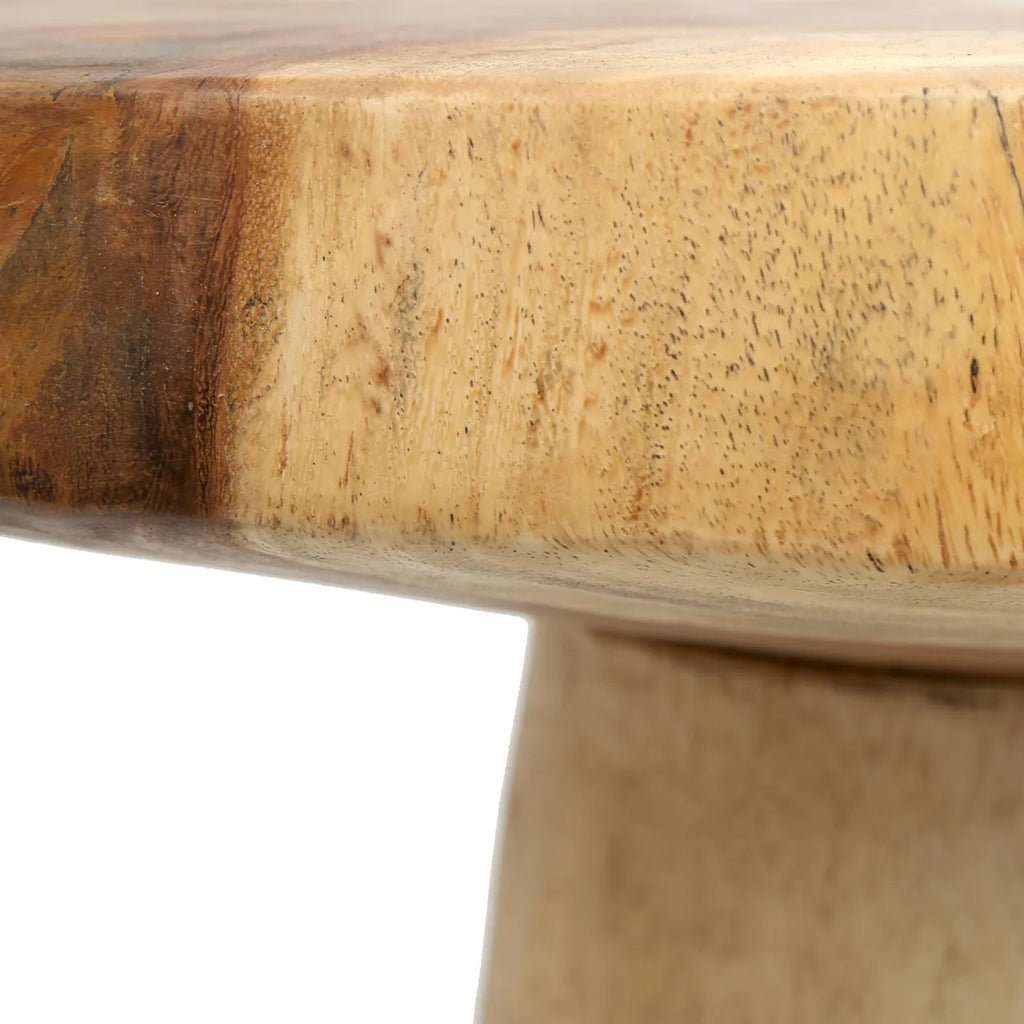 The Timber Conic Side Table - Natural - Skandi London