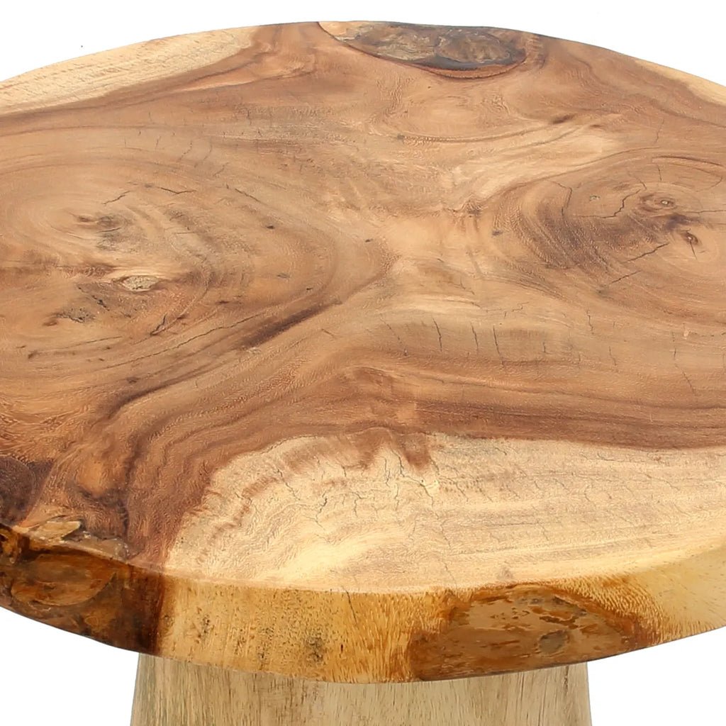 The Timber Conic Side Table - Natural - Skandi London