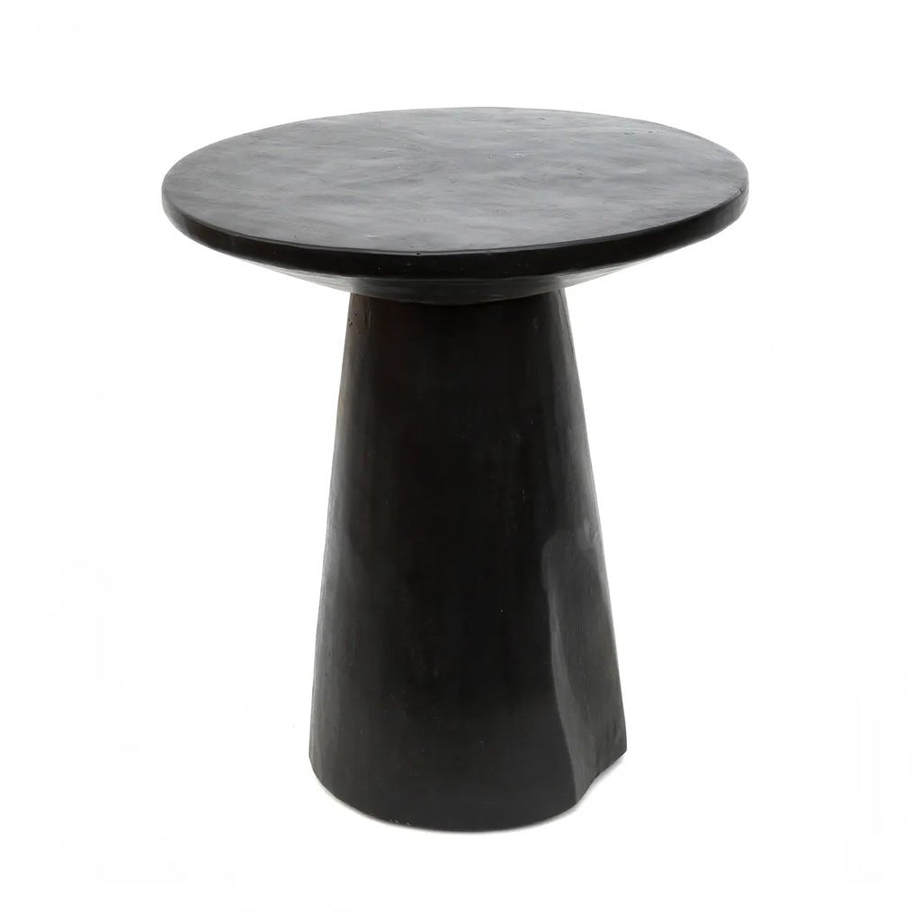 The Timber Conic Side Table - Black - Skandi London