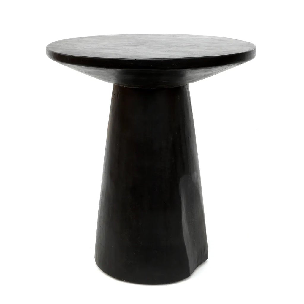 The Timber Conic Side Table - Black - Skandi London