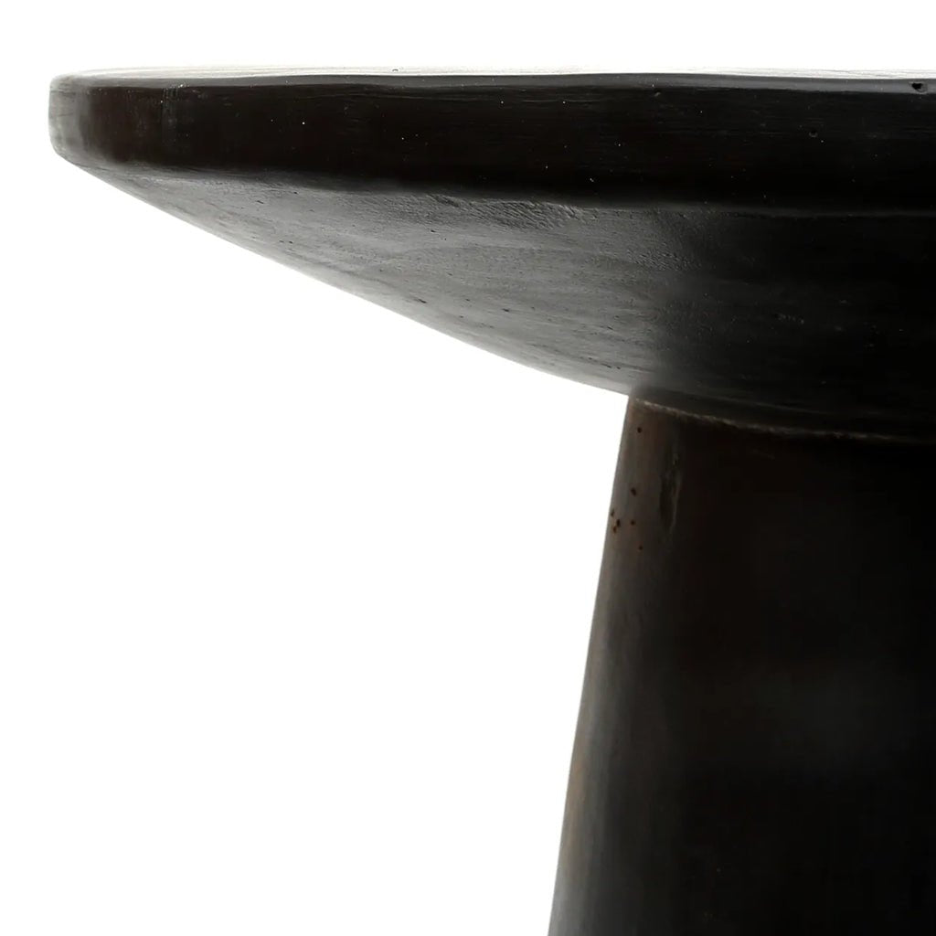The Timber Conic Side Table - Black - Skandi London