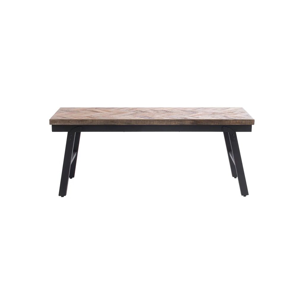 The Herringbone Bench - Natural - 110 - Skandi London