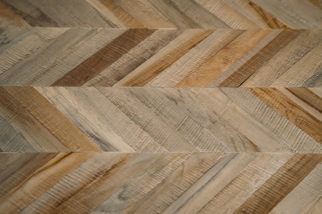 The Herringbone Bench - Natural - 110 - Skandi London
