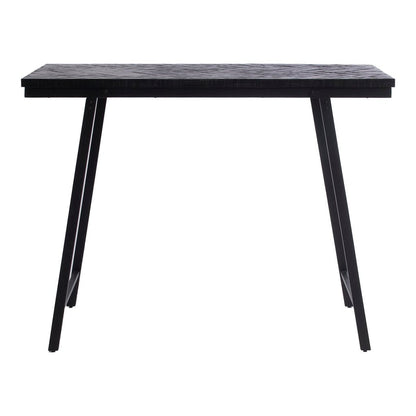 The Herringbone High Table - Black - 140cm - Skandi London