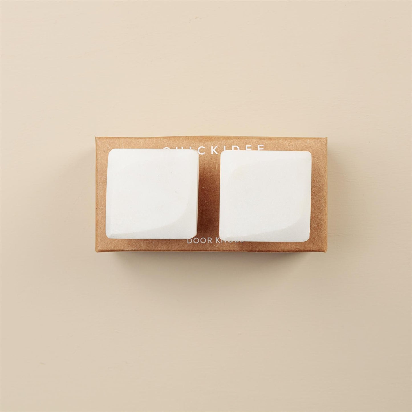 Xaria White Stone Drawer Knobs