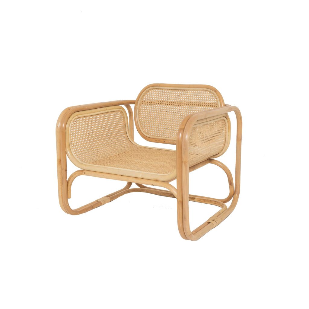 Iconic Rustic Wooden Lounge Chair - Skandi London