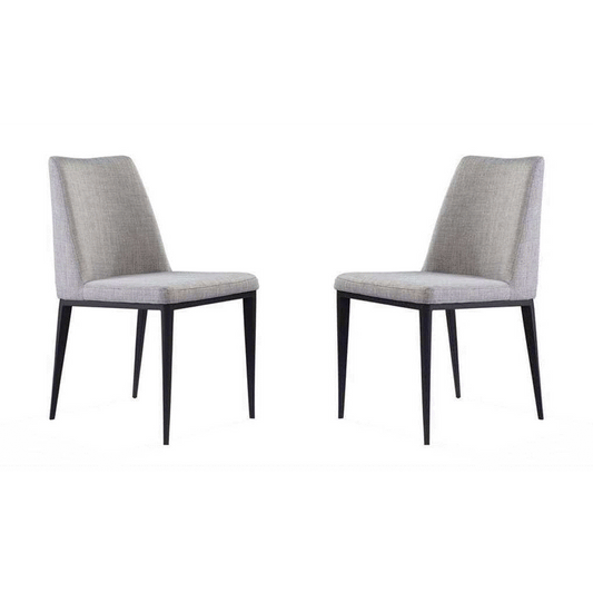 Medici Dining Chair - Set of 2 - Cool Grey