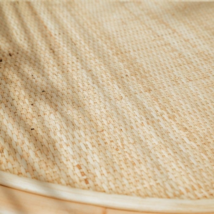 Japandi Artisanal Rattan Coffee Table - Skandi London