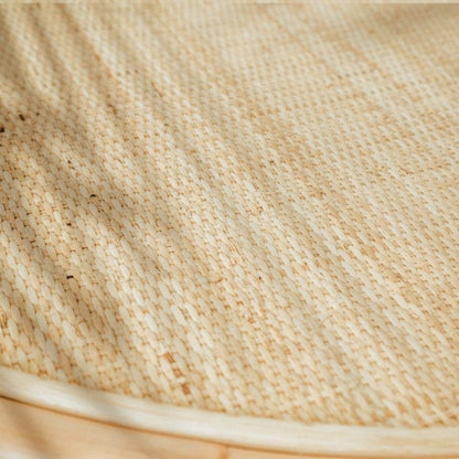 Japandi Artisanal Rattan Coffee Table - Skandi London