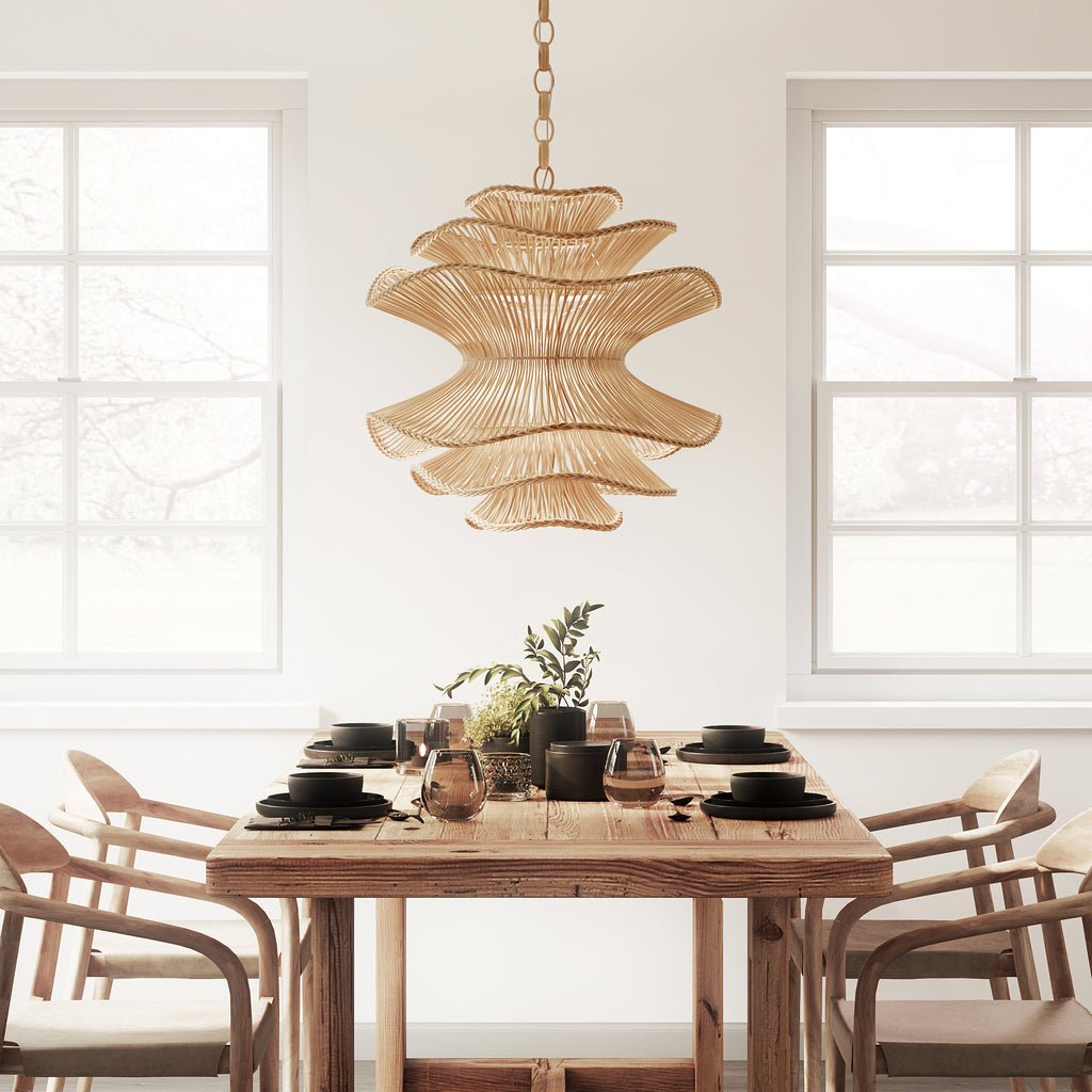 Japandi Large Lampshade Natural colour - Skandi London