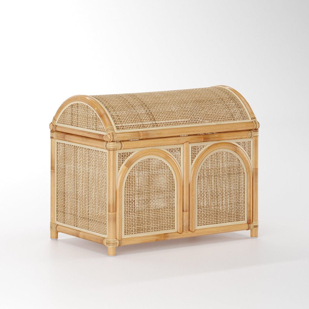 Boho Chic Natural Rattan Trunk - Skandi London