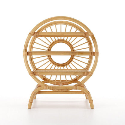 Japandi Round Bookshelf or Toyshelf - Skandi London