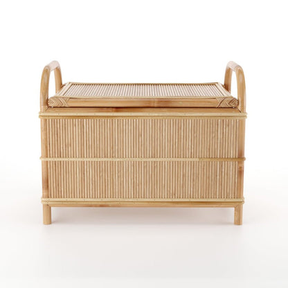 Japandi Wooden Storage Trunk and Bench - Skandi London