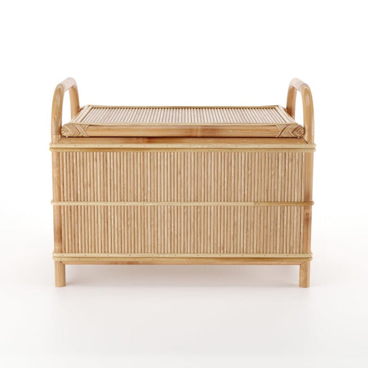 Japandi Wooden Storage Trunk and Bench - Skandi London