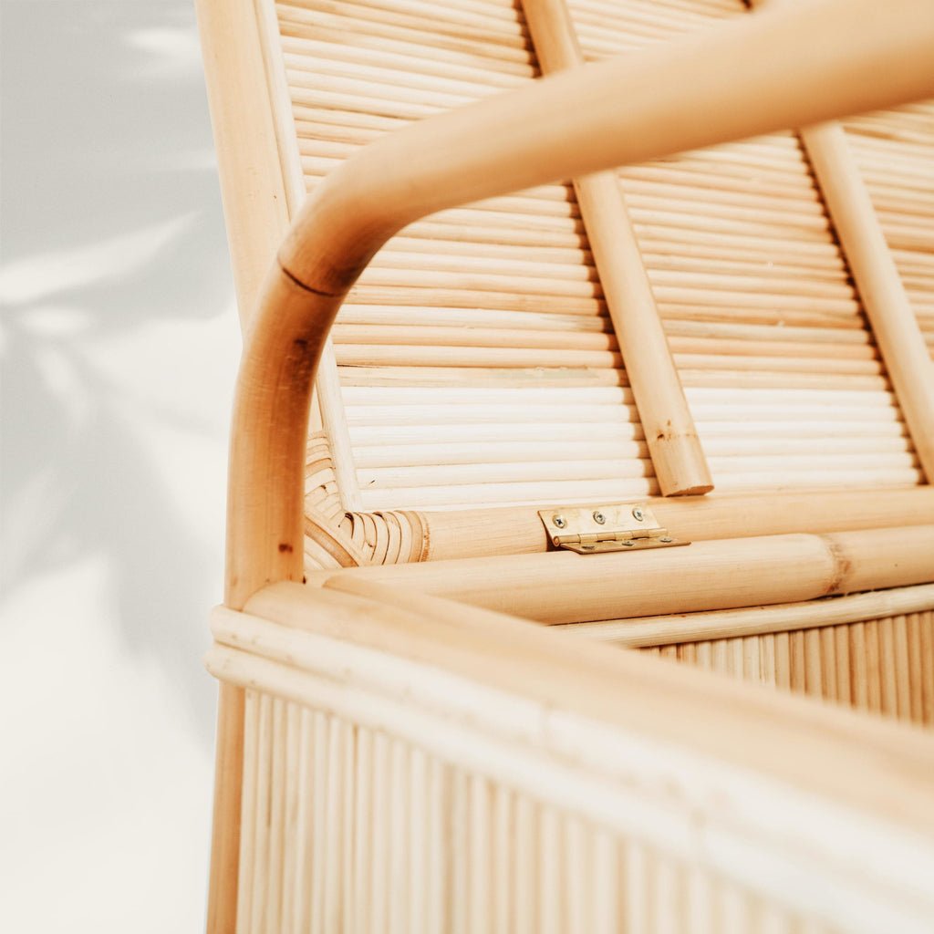 Japandi Wooden Storage Trunk and Bench - Skandi London