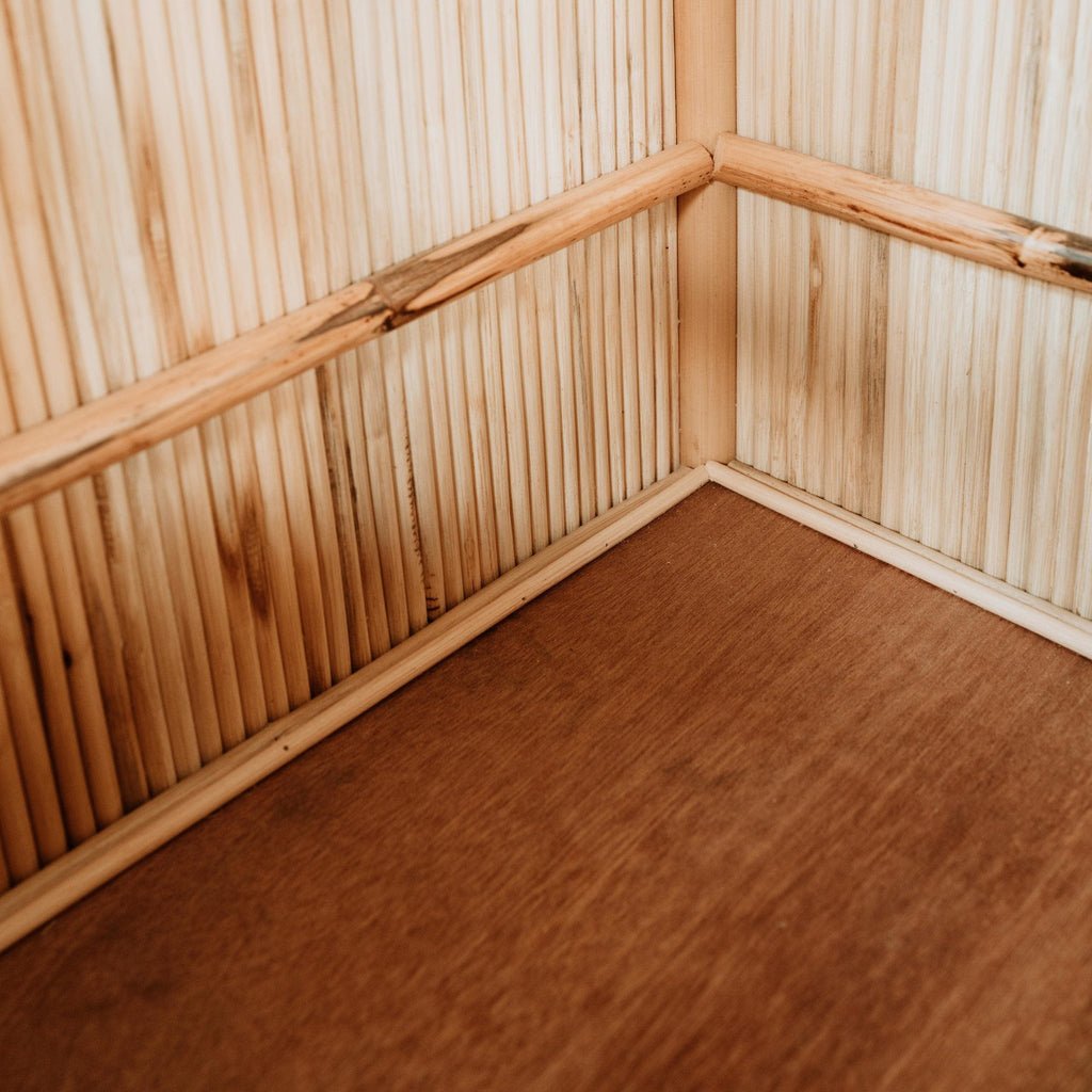 Japandi Wooden Storage Trunk and Bench - Skandi London