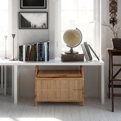 Japandi Wooden Storage Trunk and Bench - Skandi London