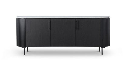 Lantine Marble Buffet - Black Oak