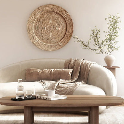 Natural Boho Chic & Japandi Large Wall Plate - Skandi London