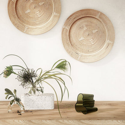 Natural Boho Chic & Japandi Large Wall Plate - Skandi London