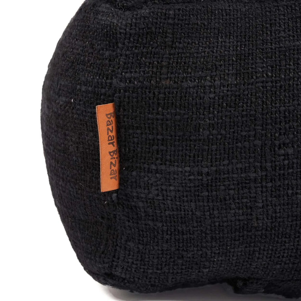 The Comfy Pouffe - Black - Skandi London