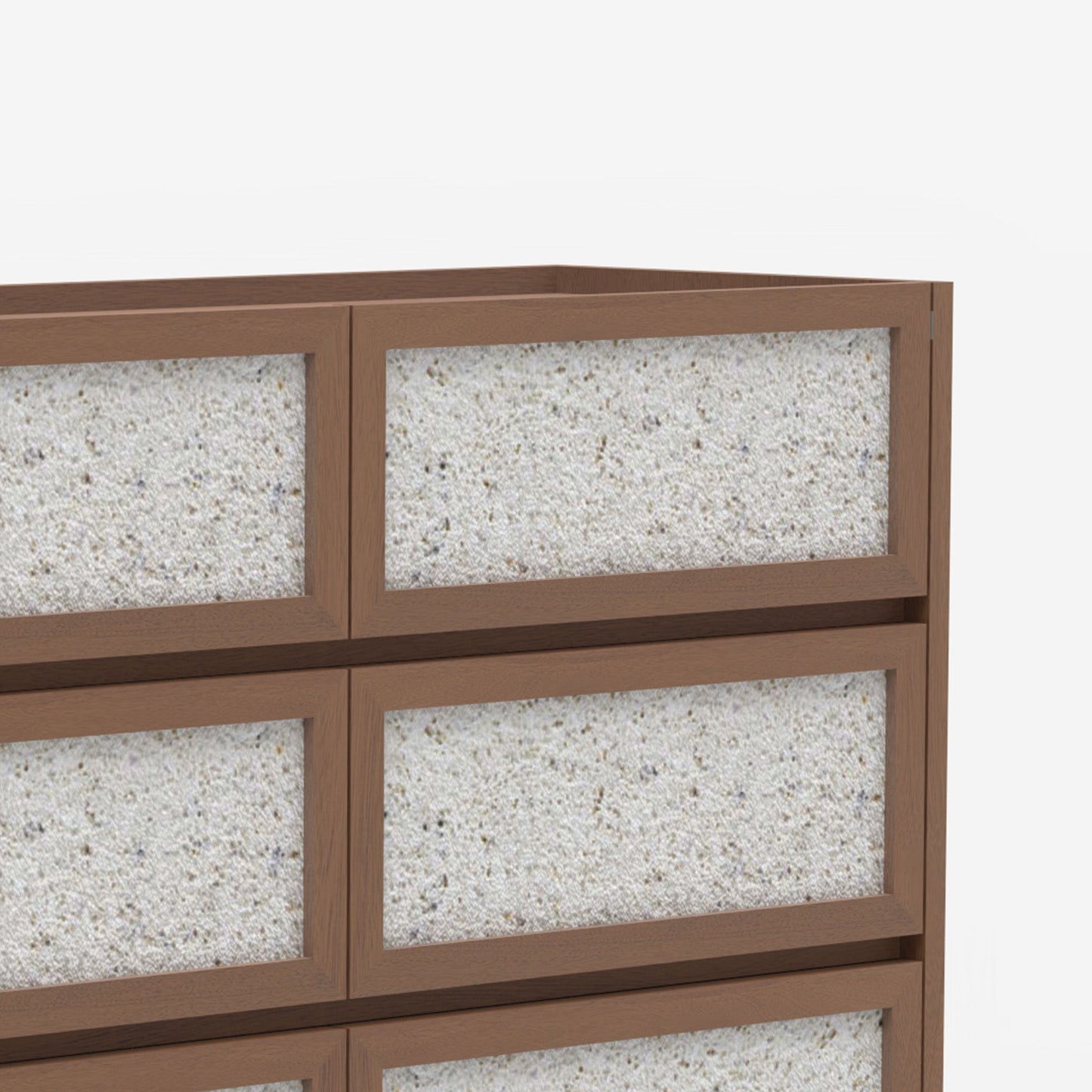 Brompton Six Drawer Chest - Walnut - Skandi London