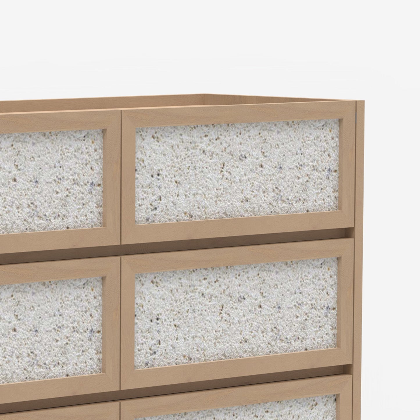Brompton Six Drawer Chest - Natural - Skandi London