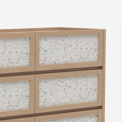 Brompton Six Drawer Chest - Natural - Skandi London