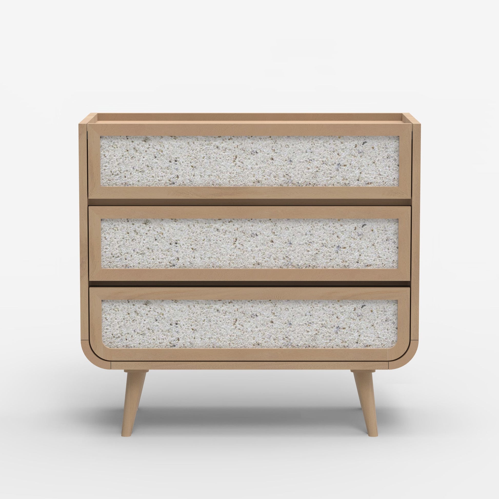 Brompton Three Drawer Chest - Natural - Skandi London