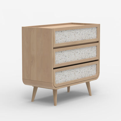Brompton Three Drawer Chest - Natural - Skandi London