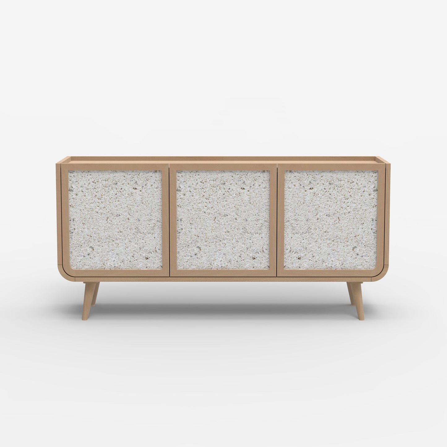 Brompton Three Door Cabinet - Natural - Skandi London