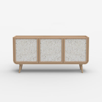 Brompton Three Door Cabinet - Natural - Skandi London