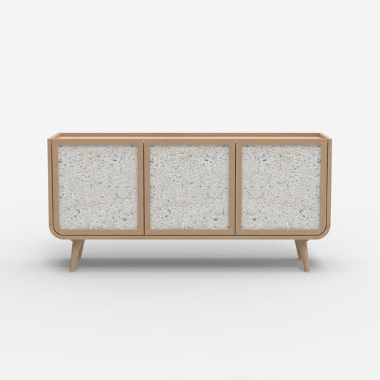 Brompton Three Door Cabinet - Natural - Skandi London