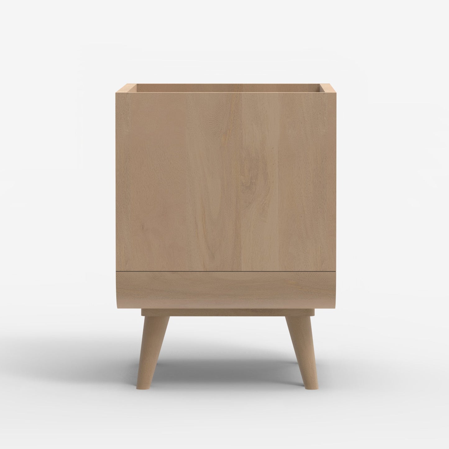 Brompton Two Drawer Side Table - Natural - Skandi London
