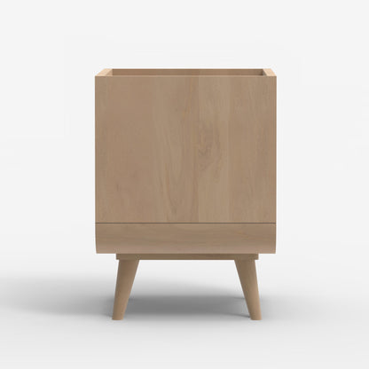 Brompton Two Drawer Side Table - Natural - Skandi London