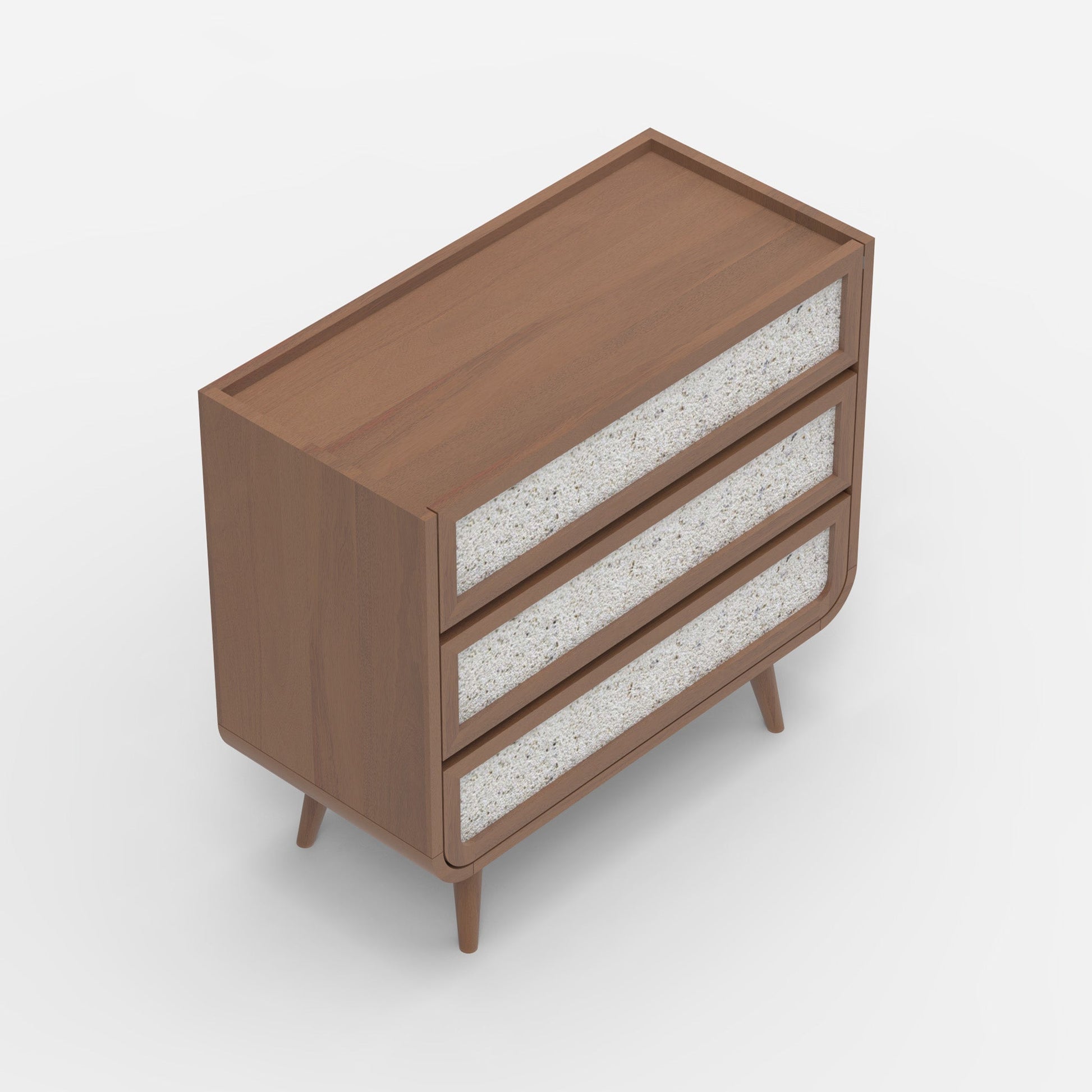 Brompton Three Drawer Chest - Natural - Skandi London