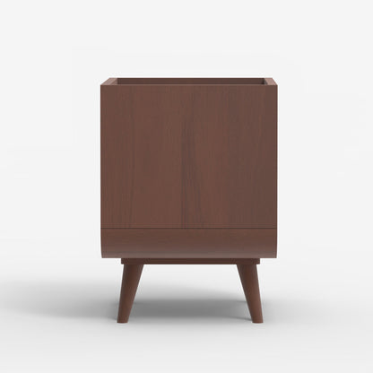 Brompton Two Drawer Side Table - Walnut - Skandi London