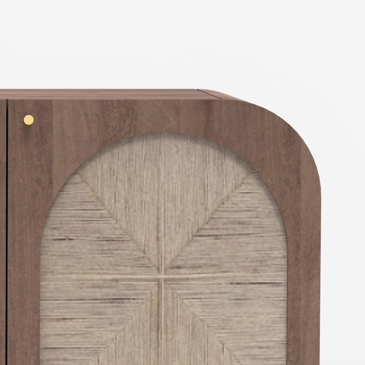 Edgware Three Door Cabinet - Walnut - Skandi London